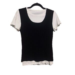 SOLD 
ASO Rachel Green Friends 90s Cyprus Black Sweater‎ Vest  Intellectual